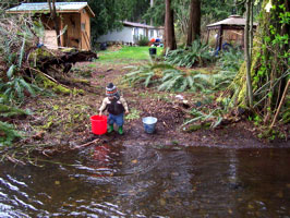 Kayden at the Creek
