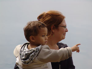 Andie and Kayden enjoying the outdoor adventure